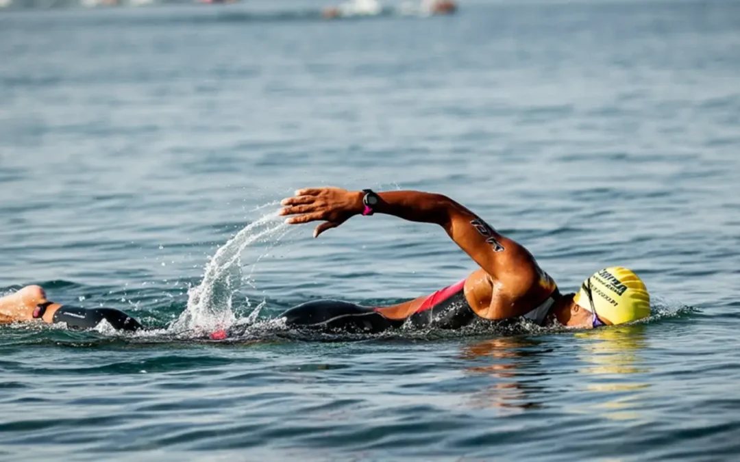 triathlon swim technique open water smooth controlled stroke